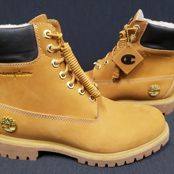 Men's Timberland 6" Premium Champion Collab Lined Boots - Picture 1 of 4